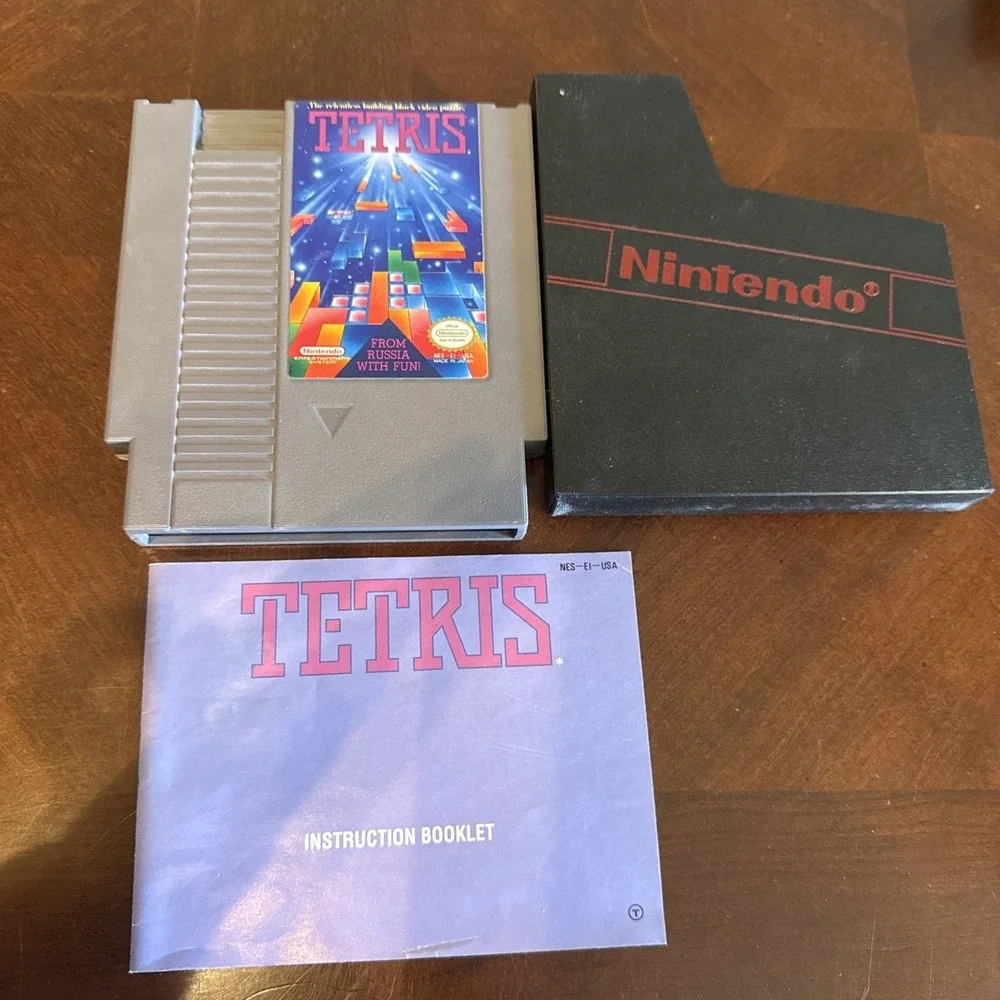 Tetris Nintendo Entertainment‎ System 1989 W Manual Tested